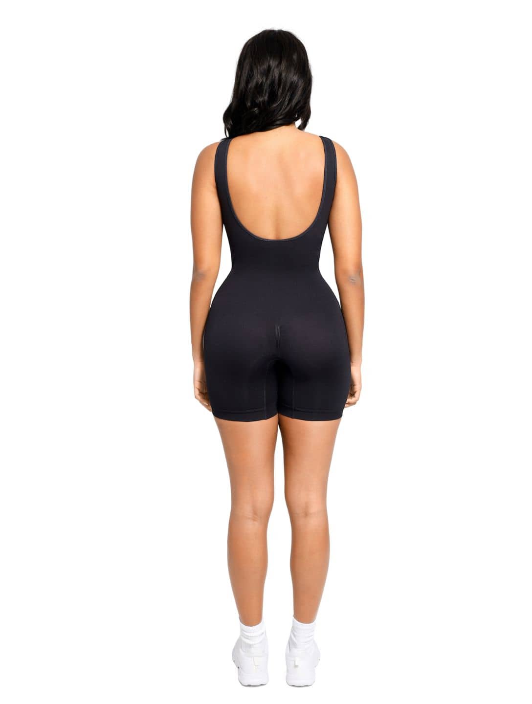 Round Neck Low Back Bodysuit