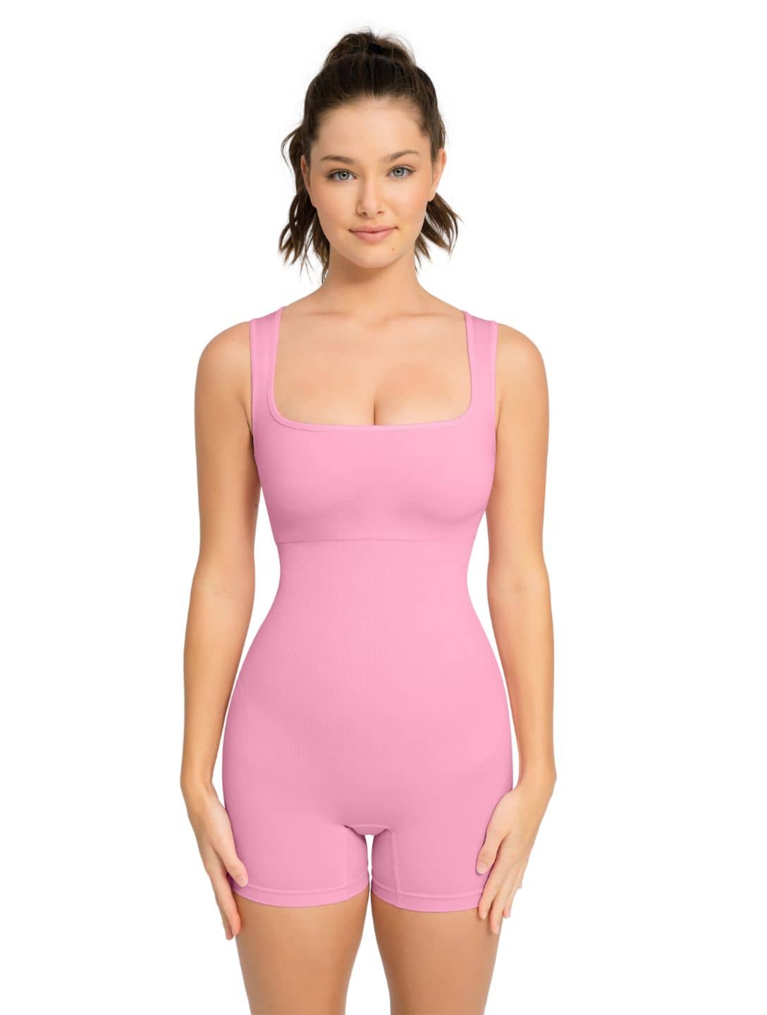 Square Neck Shapewear Jumpsuit