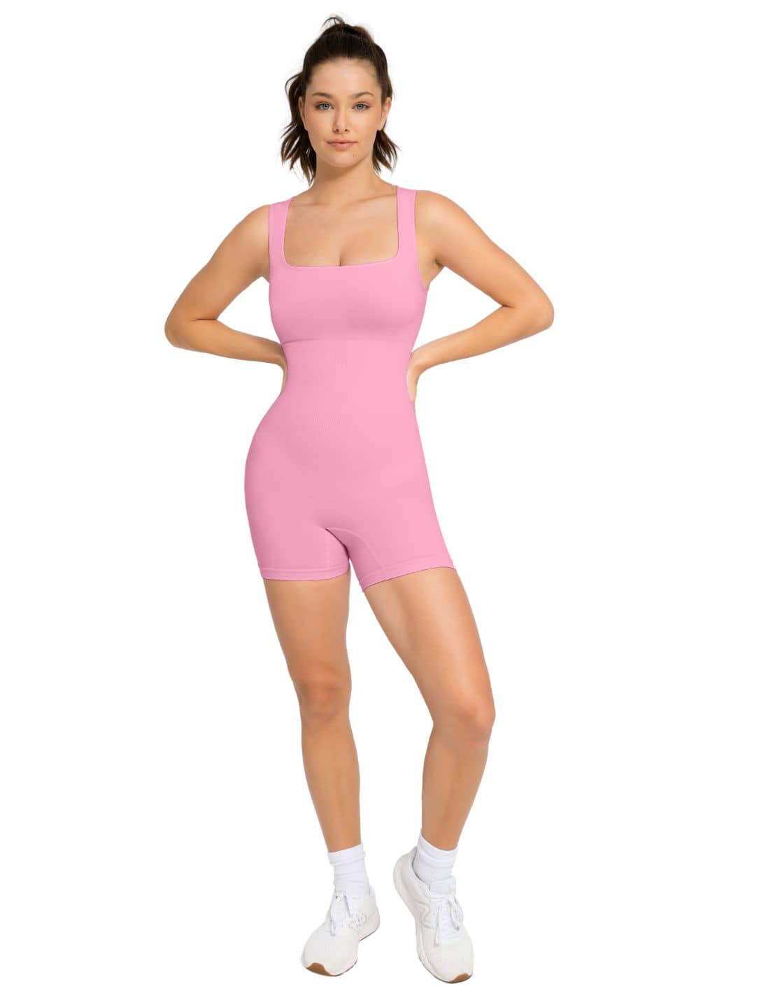 Square Neck Shapewear Jumpsuit